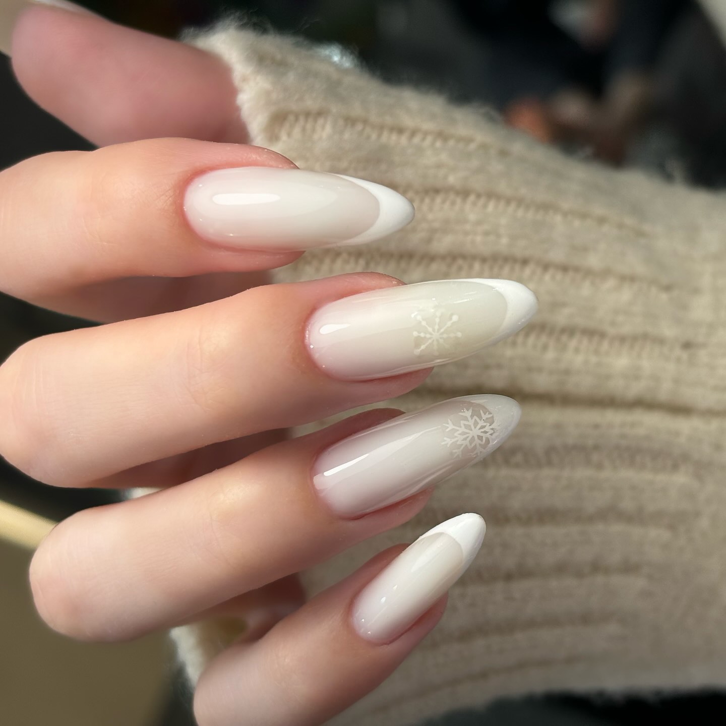 Delicate Hand-Painted Nail Artwork